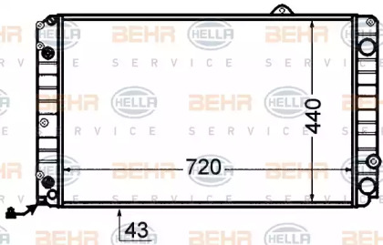 BEHR HELLA SERVICE 8MK 376 766-181