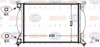 BEHR HELLA SERVICE 8MK 376 766-264