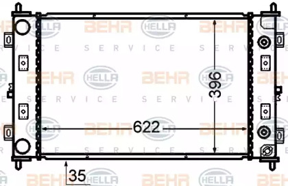 BEHR HELLA SERVICE 8MK 376 766-511