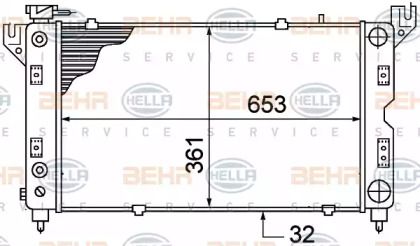 BEHR HELLA SERVICE 8MK 376 766-521