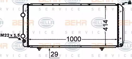 BEHR HELLA SERVICE 8MK 376 766-751