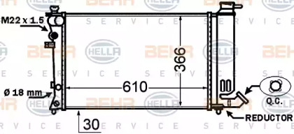 BEHR HELLA SERVICE 8MK 376 766-761