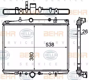 BEHR HELLA SERVICE 8MK 376 767-061