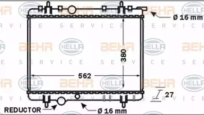 BEHR HELLA SERVICE 8MK 376 767-081