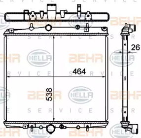 BEHR HELLA SERVICE 8MK 376 767-111