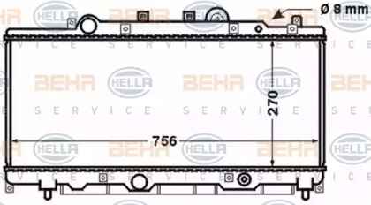 BEHR HELLA SERVICE 8MK 376 767-521