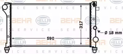 BEHR HELLA SERVICE 8MK 376 767-751