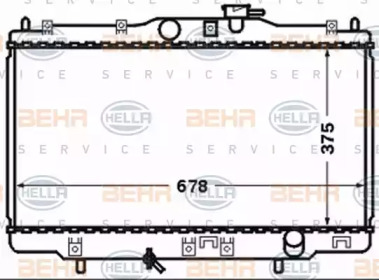 BEHR HELLA SERVICE 8MK 376 768-261