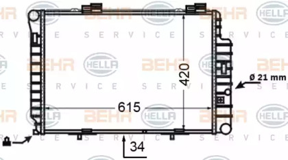 BEHR HELLA SERVICE 8MK 376 769-721