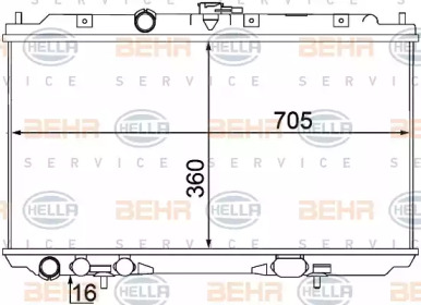 BEHR HELLA SERVICE 8MK 376 770-671