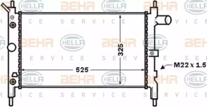 BEHR HELLA SERVICE 8MK 376 771-051