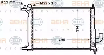 BEHR HELLA SERVICE 8MK 376 771-111