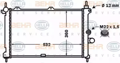 BEHR HELLA SERVICE 8MK 376 771-171