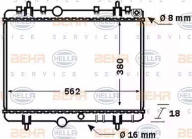 BEHR HELLA SERVICE 8MK 376 771-391