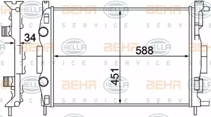 BEHR HELLA SERVICE 8MK 376 772-041