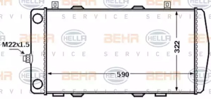 BEHR HELLA SERVICE 8MK 376 772-511