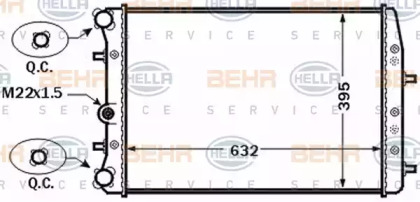 BEHR HELLA SERVICE 8MK 376 772-521