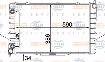 BEHR HELLA SERVICE 8MK 376 774-201