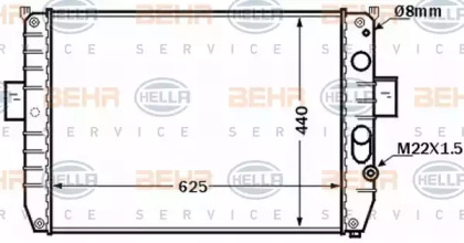 BEHR HELLA SERVICE 8MK 376 774-401