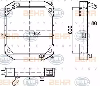 BEHR HELLA SERVICE 8MK 376 774-561