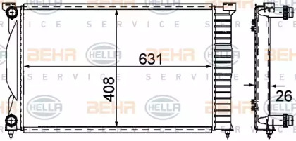 BEHR HELLA SERVICE 8MK 376 781-001