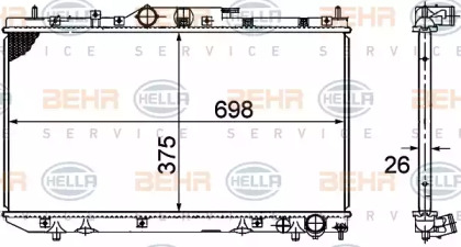 BEHR HELLA SERVICE 8MK 376 781-051