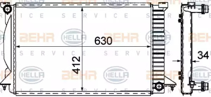 BEHR HELLA SERVICE 8MK 376 781-071