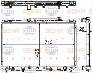 BEHR HELLA SERVICE 8MK 376 781-501