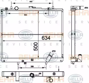 BEHR HELLA SERVICE 8MK 376 787-111