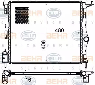 BEHR HELLA SERVICE 8MK 376 787-351