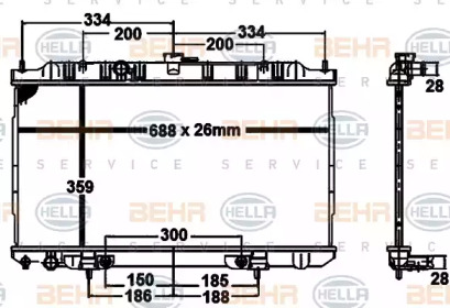 BEHR HELLA SERVICE 8MK 376 789-781