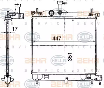 BEHR HELLA SERVICE 8MK 376 790-001