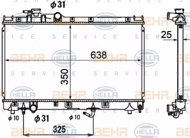 BEHR HELLA SERVICE 8MK 376 790-161