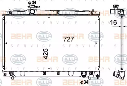 BEHR HELLA SERVICE 8MK 376 790-171