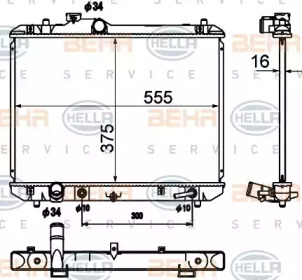 BEHR HELLA SERVICE 8MK 376 790-231