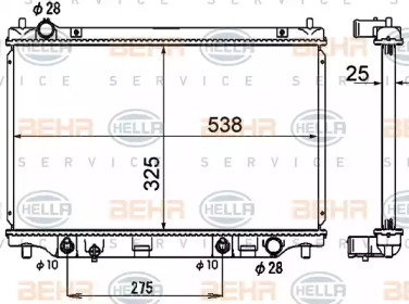 BEHR HELLA SERVICE 8MK 376 790-371