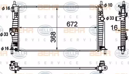 BEHR HELLA SERVICE 8MK 376 790-391