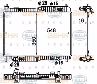 BEHR HELLA SERVICE 8MK 376 790-501