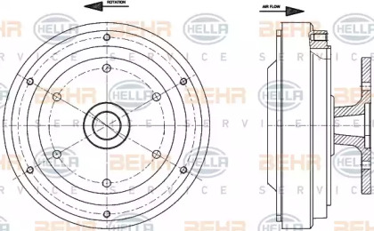 BEHR HELLA SERVICE 8MV 376 791-261