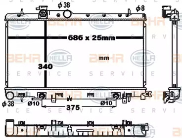 BEHR HELLA SERVICE 8MK 376 792-381