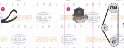 BEHR HELLA SERVICE 8MP 376 800-831