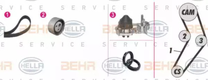 BEHR HELLA SERVICE 8MP 376 800-851