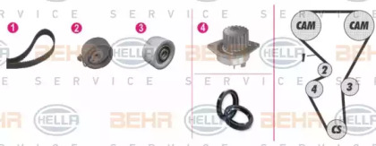 BEHR HELLA SERVICE 8MP 376 804-851