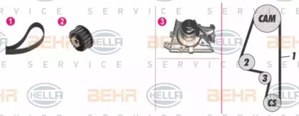 BEHR HELLA SERVICE 8MP 376 805-871