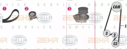 BEHR HELLA SERVICE 8MP 376 807-891