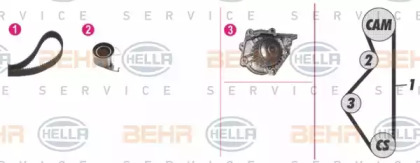 BEHR HELLA SERVICE 8MP 376 808-801