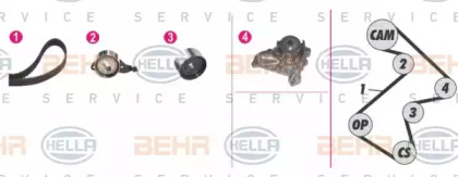 BEHR HELLA SERVICE 8MP 376 808-821