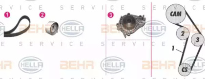 BEHR HELLA SERVICE 8MP 376 808-841