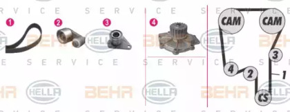 BEHR HELLA SERVICE 8MP 376 808-851