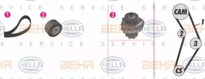 BEHR HELLA SERVICE 8MP 376 810-881